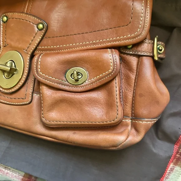 Coach shoulder bag pure leather - Picture 3 of 15